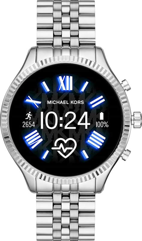 michael kors access lexington smartwatch mkt5077|Michael Kors Gen 5 Access Lexington 2 Touchscreen Stainless .